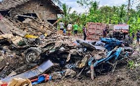 At Least 11 Dead in Accident Between Truck and Bus - Indonesia