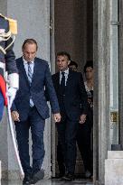 President Macron Meets Chancellor Merz - Paris