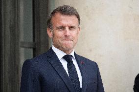 President Macron Meets Chancellor Merz - Paris