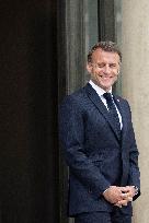 President Macron Meets Chancellor Merz - Paris