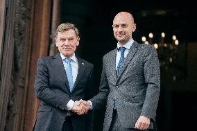 Jean-Noel Barrot receives his German counterpart Johann Wadephul - Paris AJ