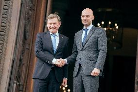 Jean-Noel Barrot receives his German counterpart Johann Wadephul - Paris AJ