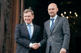 Jean-Noel Barrot receives his German counterpart Johann Wadephul - Paris AJ