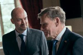 Jean-Noel Barrot receives his German counterpart Johann Wadephul - Paris AJ
