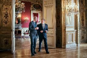 Jean-Noel Barrot receives his German counterpart Johann Wadephul - Paris AJ
