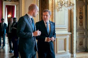 Jean-Noel Barrot receives his German counterpart Johann Wadephul - Paris AJ