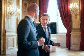 Jean-Noel Barrot receives his German counterpart Johann Wadephul - Paris AJ