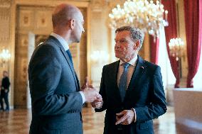 Jean-Noel Barrot receives his German counterpart Johann Wadephul - Paris AJ