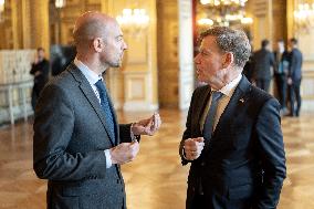 Jean-Noel Barrot receives his German counterpart Johann Wadephul - Paris AJ