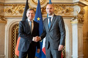 Jean-Noel Barrot receives his German counterpart Johann Wadephul - Paris AJ