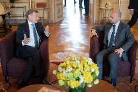 Jean-Noel Barrot receives his German counterpart Johann Wadephul - Paris AJ