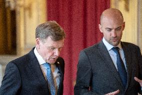 Jean-Noel Barrot receives his German counterpart Johann Wadephul - Paris AJ