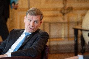 Jean-Noel Barrot receives his German counterpart Johann Wadephul - Paris AJ