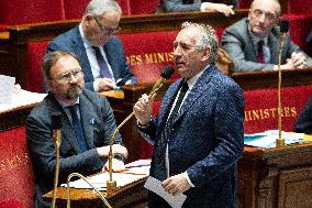 Questions to the government at the National Assembly - Paris