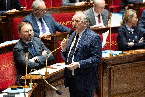 Questions to the government at the National Assembly - Paris