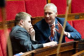 Questions to the government at the National Assembly - Paris