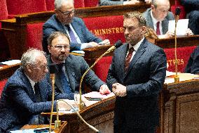 Questions to the government at the National Assembly - Paris