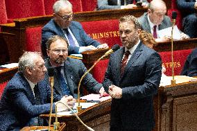 Questions to the government at the National Assembly - Paris