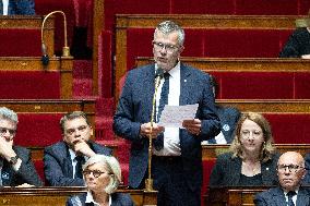 Questions to the government at the National Assembly - Paris