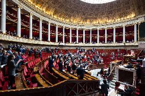 Questions to the government at the National Assembly - Paris