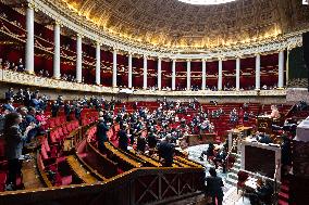 Questions to the government at the National Assembly - Paris