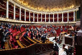 Questions to the government at the National Assembly - Paris