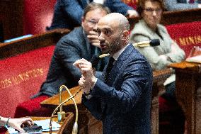 Questions to the government at the National Assembly - Paris