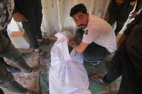 Victims of The Israeli Bombing - Gaza