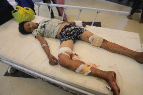 Victims of The Israeli Bombing - Gaza
