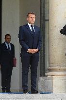 Ahmed Al-Sharaa and Emmanuel Macron at Elysee Palace - Paris
