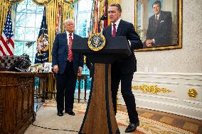 President Trump Swears in David Perdue as U.S. Ambassador to China