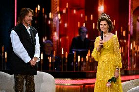 CHRISTER LINDARW AND THE QUEEN