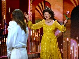 CHRISTER LINDARW AND THE QUEEN