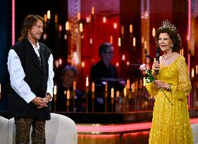 CHRISTER LINDARW AND THE QUEEN