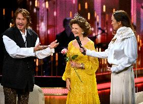 CHRISTER LINDARW AND THE QUEEN