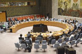 U.N. Security Council on N. Korea economic sanction