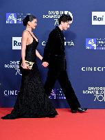 Kylie Jenner And Timothée Chalamet At 70th David Di Donatello - Rome