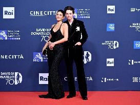 Kylie Jenner And Timothée Chalamet At 70th David Di Donatello - Rome