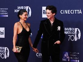 Kylie Jenner And Timothée Chalamet At 70th David Di Donatello - Rome