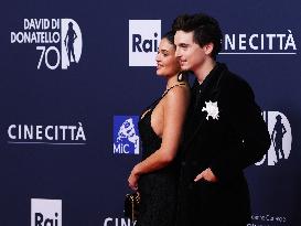 Kylie Jenner And Timothée Chalamet At 70th David Di Donatello - Rome