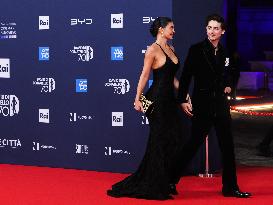 Kylie Jenner And Timothée Chalamet At 70th David Di Donatello - Rome