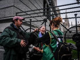 Milei's Violent Repression Of A Pensioners Protest In Argentina