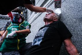 Milei's Violent Repression Of A Pensioners Protest In Argentina