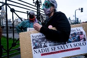 Milei's Violent Repression Of A Pensioners Protest In Argentina