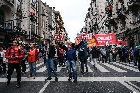 Milei's Violent Repression Of A Pensioners Protest In Argentina