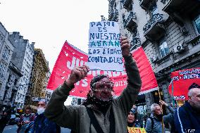 Milei's Violent Repression Of A Pensioners Protest In Argentina