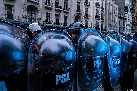 Milei's Violent Repression Of A Pensioners Protest In Argentina