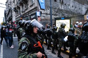 Milei's Violent Repression Of A Pensioners Protest In Argentina
