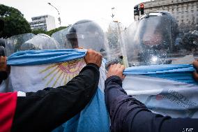 Milei's Violent Repression Of A Pensioners Protest In Argentina