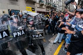 Milei's Violent Repression Of A Pensioners Protest In Argentina
